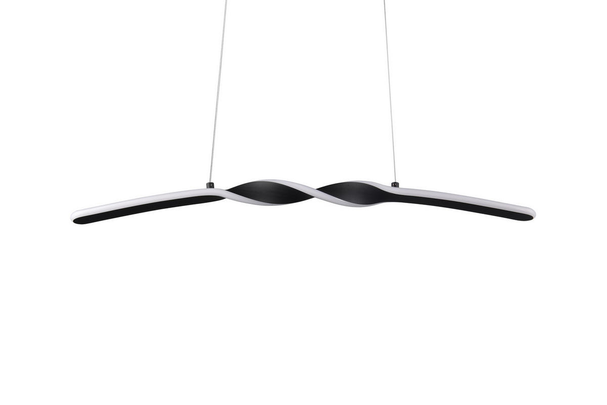 LED-HÄNGELEUCHTE 79/9/150 cm    - Weiss/Schwarz, Design, Kunststoff/Metall (79/9/150cm)