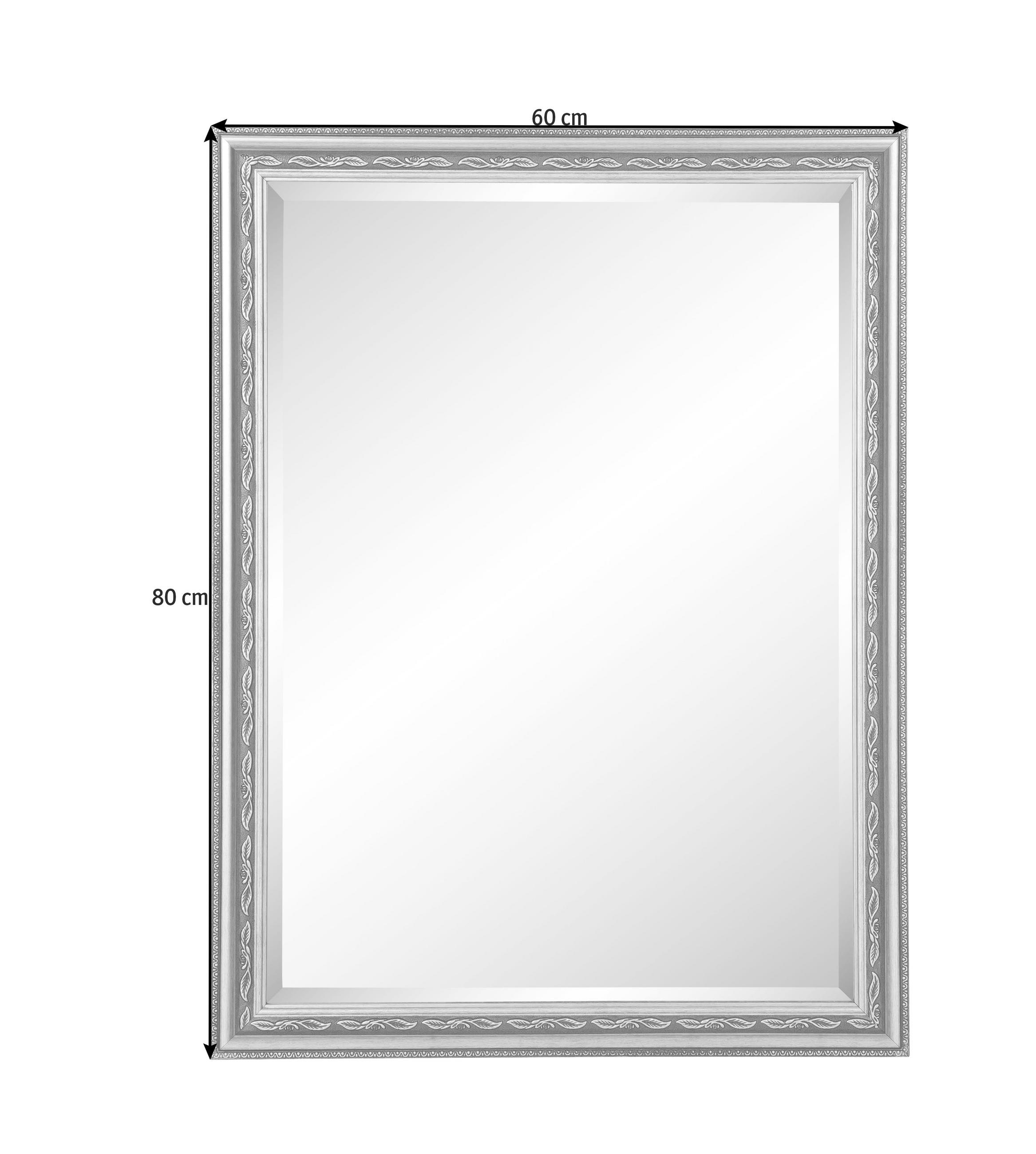 WANDSPIEGEL 60/80/2,2 cm    in rechteckig  - Silberfarben, LIFESTYLE, Glas/Kunststoff (60/80/2,2cm) - Landscape