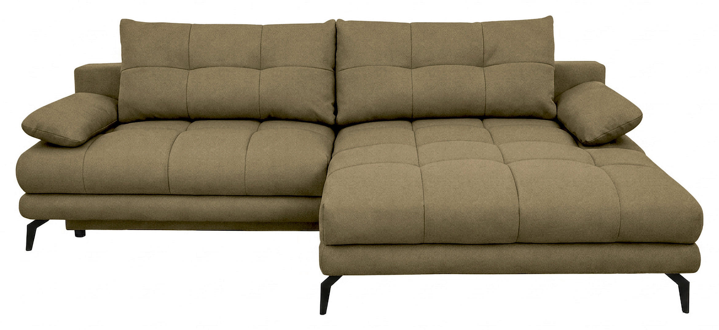 Carryhome Ecksofa Olivgrün 263x181 cm