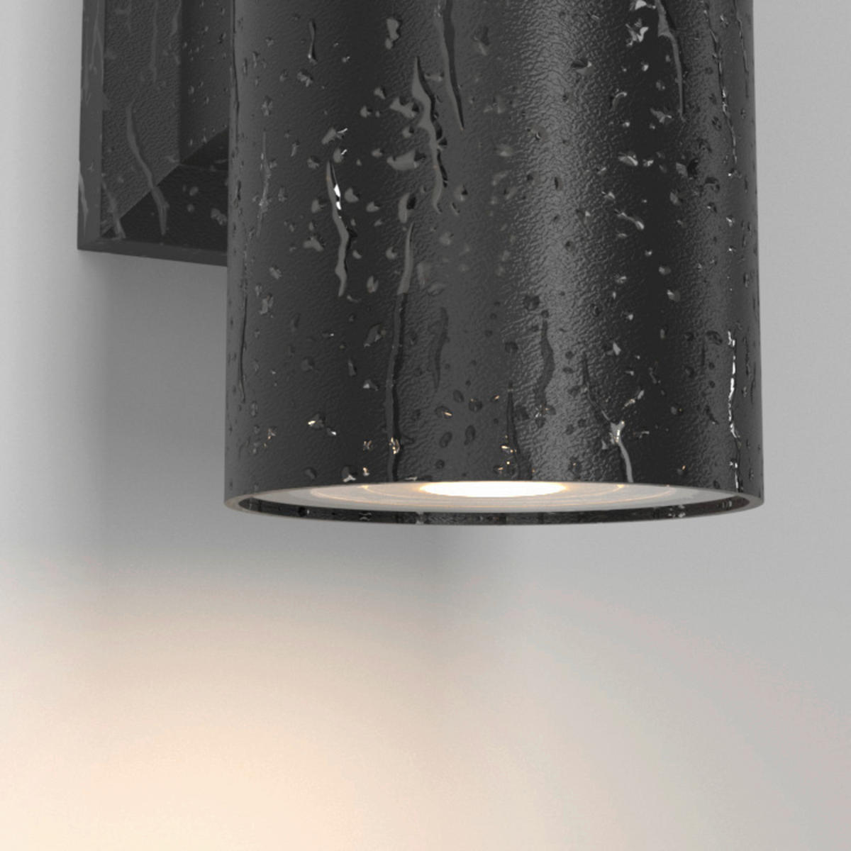 WANDLEUCHTE 6,4/18/11,5 cm   - Schwarz, Basics, Glas/Metall (6,4/18/11,5cm) - MAYTONI