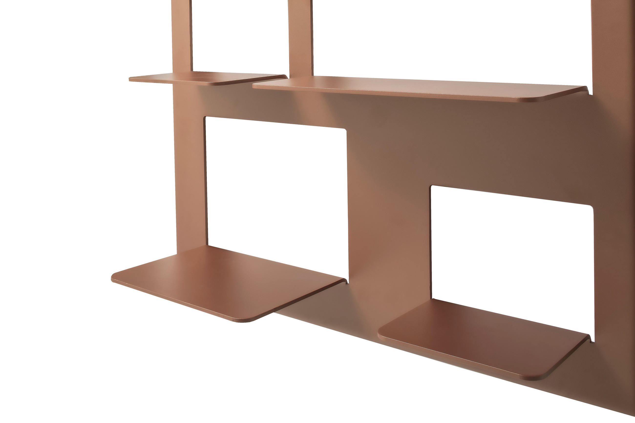 WANDREGAL Kupferfarben  - Kupferfarben, Design, Metall (72/55/26,5cm)