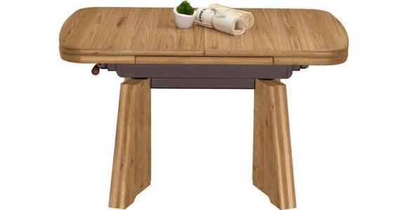 COUCHTISCH in Metall, Holzwerkstoff 90-131/65/54-73 cm  - Eichefarben, KONVENTIONELL, Holzwerkstoff/Metall (90-131/65/54-73cm) - Venda