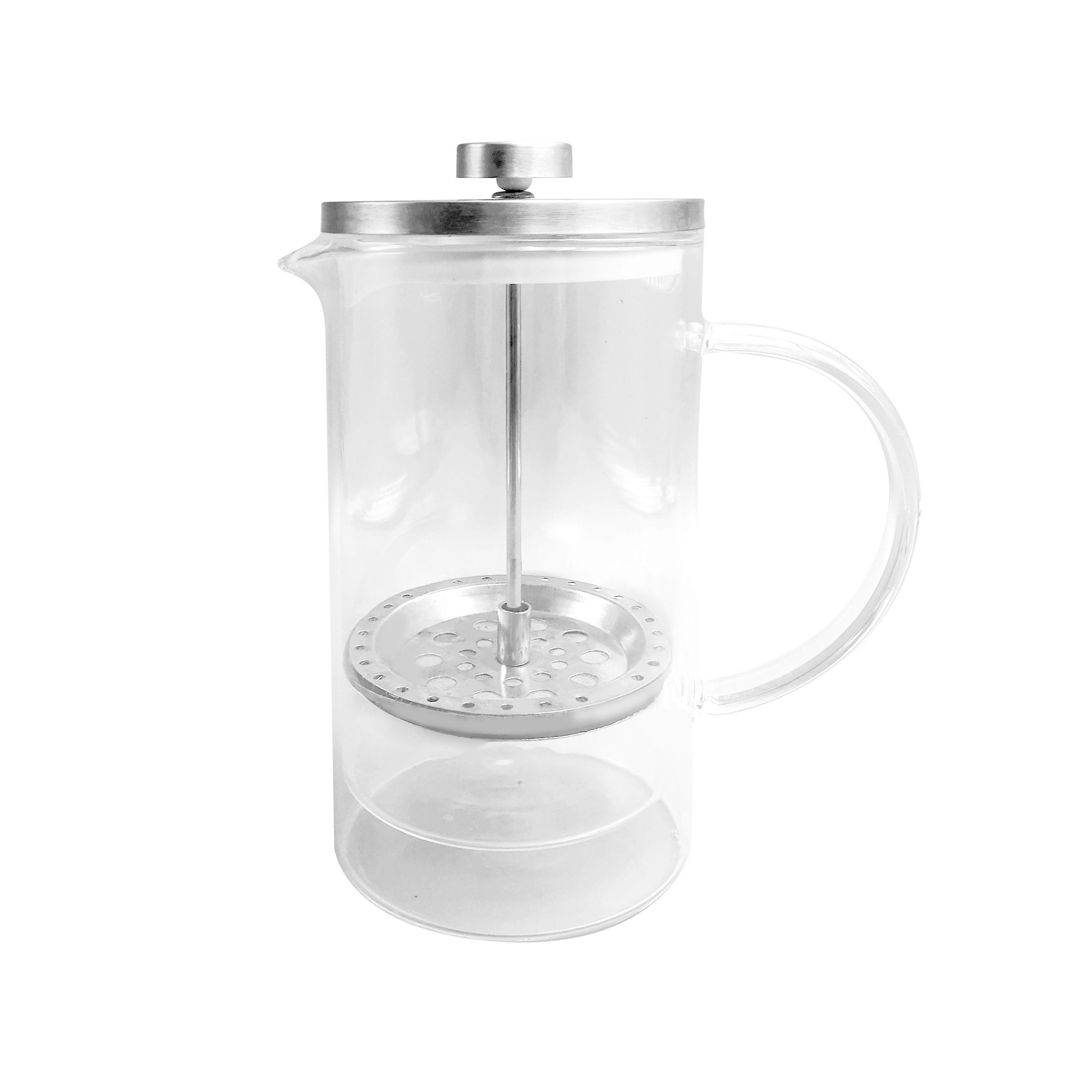 KAFFEEBEREITER 0.8 L  - Klar, Basics, Glas/Metall (10,5/21cm) - Novel