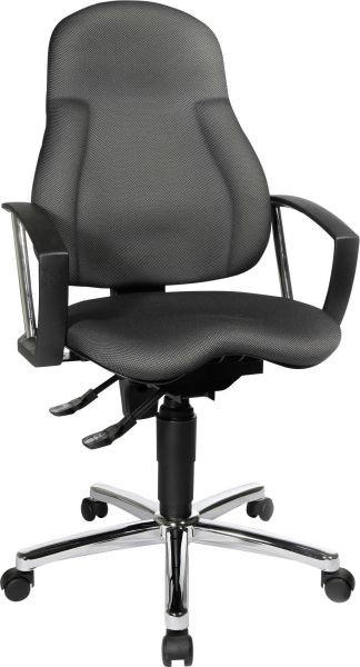 DREHSTUHL  in Anthrazit  - Anthrazit, Basics, Kunststoff/Textil (48/104-117/45cm) - Topstar