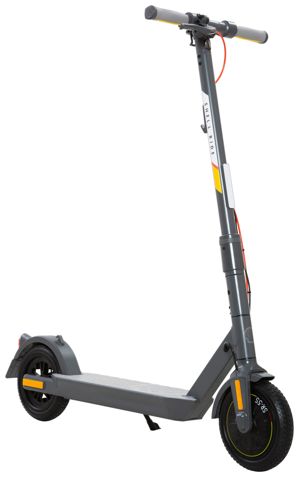 E-SCOOTER SHELL RIDE SR-5S CE  - Grau, KONVENTIONELL, Kunststoff/Metall (116/43/115cm)