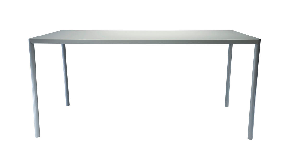 GARTENTISCH 160/80/73 cm Metall rechteckig  - Weiß, MODERN, Metall (160/80/73cm) - Jan Kurtz