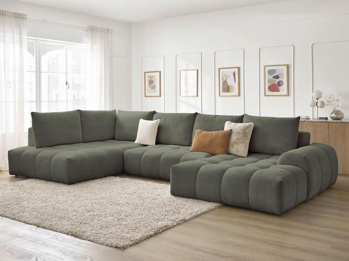 XXXLutz Wohnlandschaft Everest Grün 423x212 cm