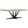 TISCHPLATTE      - Akaziefarben, Design, Holz (220/100/5cm) - Landscape