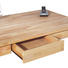 SCHREIBTISCH Kernbuche massiv Buchefarben - Buchefarben, Design, Holz (140/76/80cm) - Carryhome