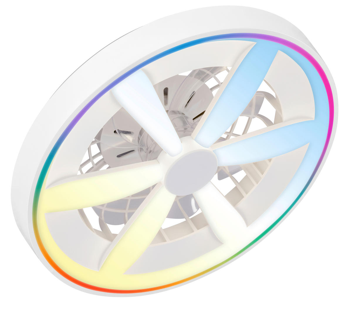 DECKENVENTILATOR 48./15 cm   - Weiß, Design, Kunststoff (48./15cm)