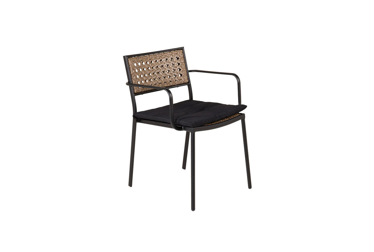 UTESTOLAR SET i metall, plast svart  - svart, Klassisk, metall/plast (56/80/59cm) - Gardenson