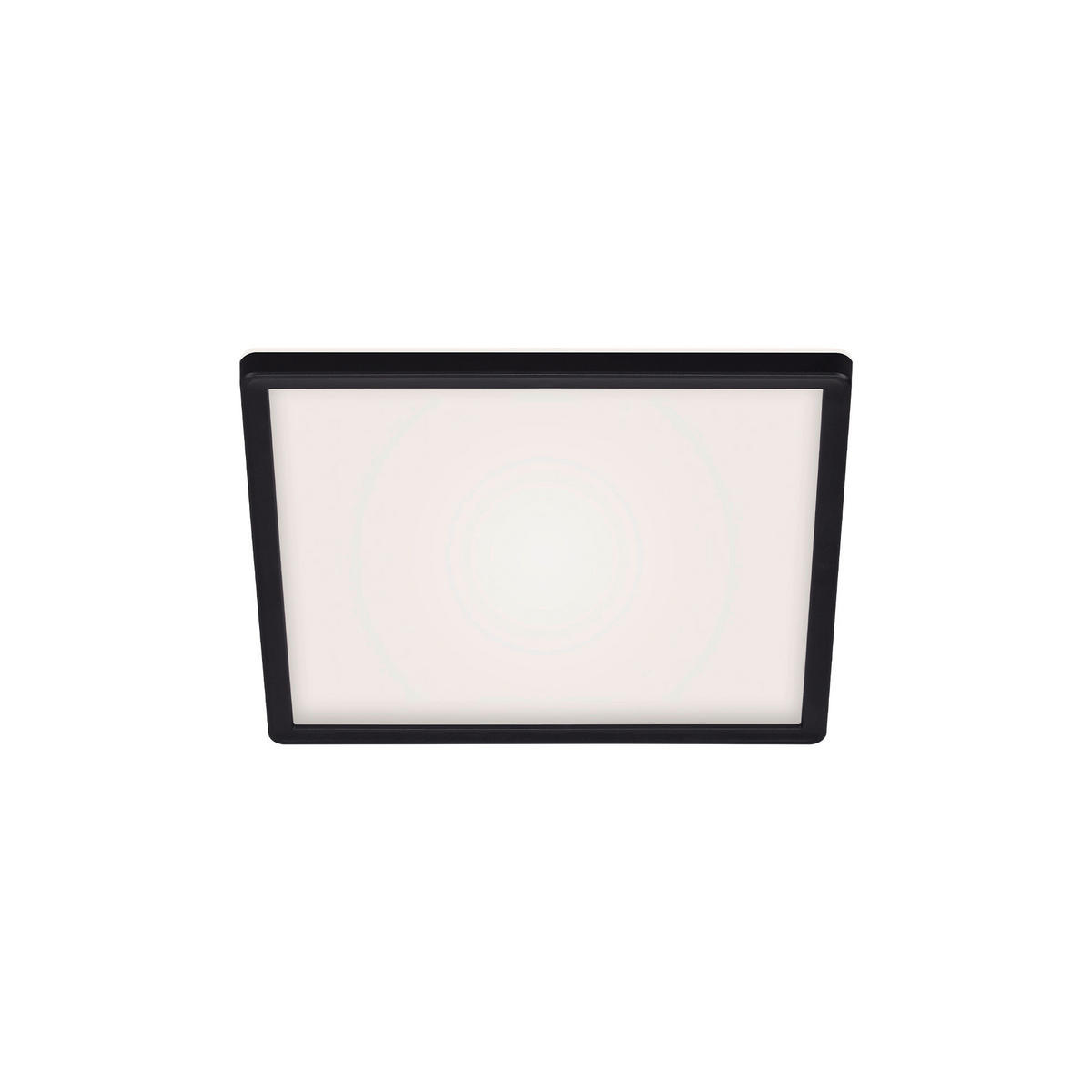 LED-PANEEL Slim 29,3/29,3/2,8 cm   - Schwarz, Basics, Kunststoff (29,3/29,3/2,8cm)