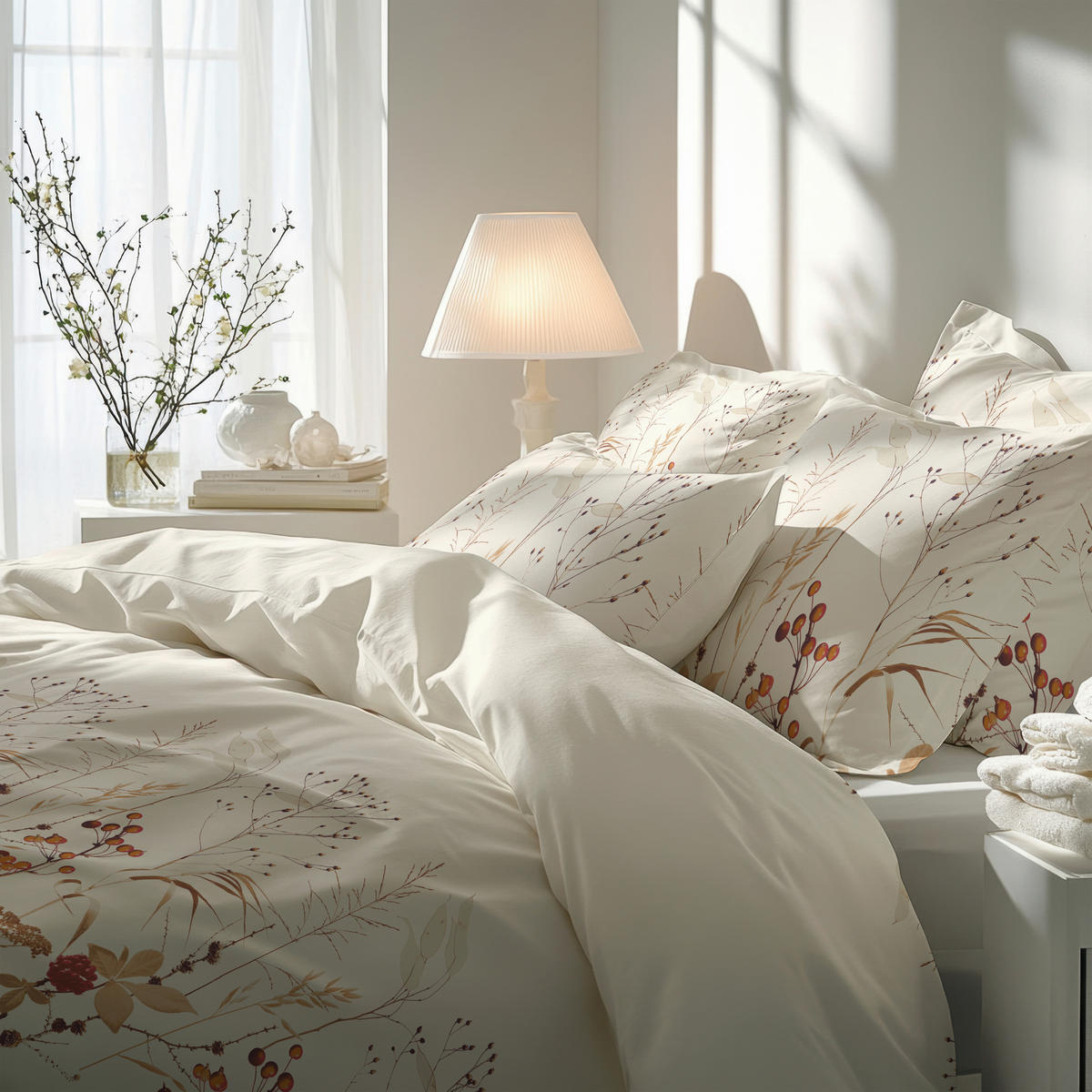 BETTWÄSCHE 4-teilig Flanell 135/200 cm  - Beige, Basics, Textil (135/200cm) - Florella