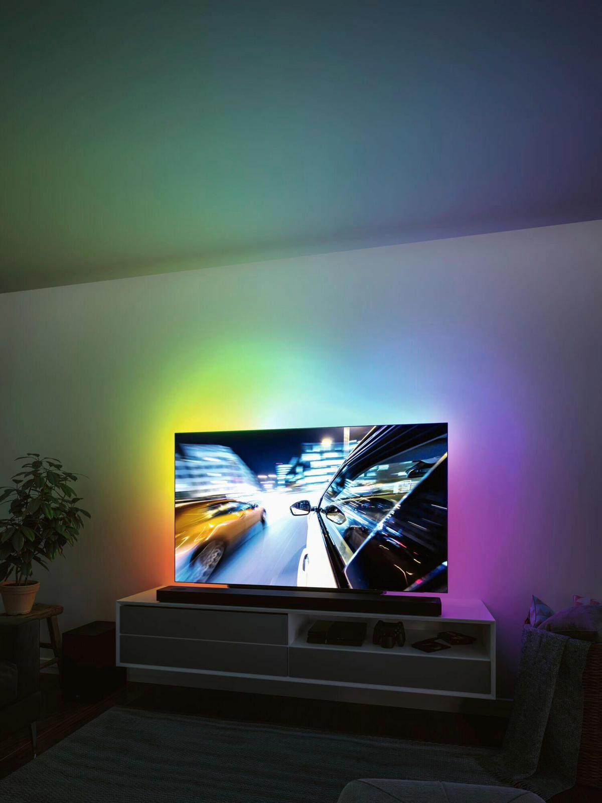 LED-STRIP Entertain 240/1,0/0,2 cm   - Schwarz, Basics, Kunststoff (240/1,0/0,2cm) - Paulmann
