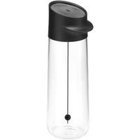 WASSERKARAFFE 1 l  - Edelstahlfarben/Schwarz, Basics, Glas/Kunststoff (29,9/10,4/9,5cm) - WMF