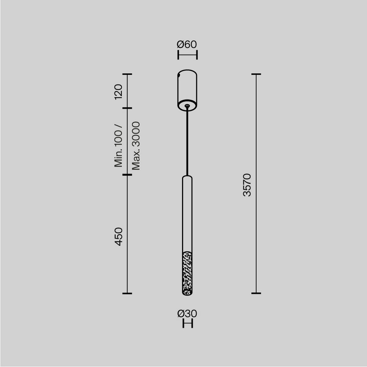 PENDELLEUCHTE Pro Shade 3/345 cm  - Goldfarben, Design, Metall (3/345cm) - MAYTONI