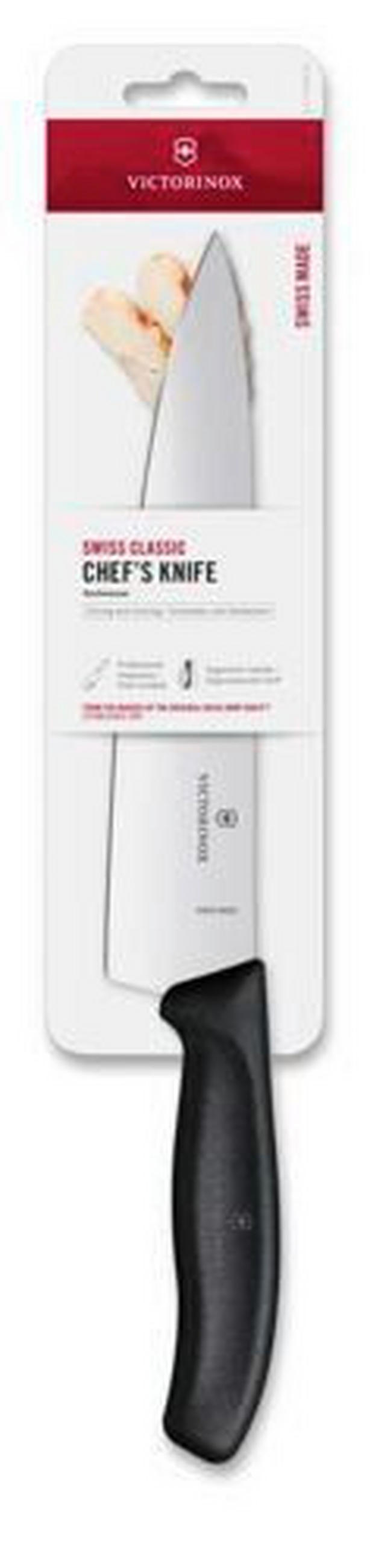 KOCHMESSER  - Schwarz, Basics, Kunststoff (37,8/7,5/1,7cm) - Victorinox