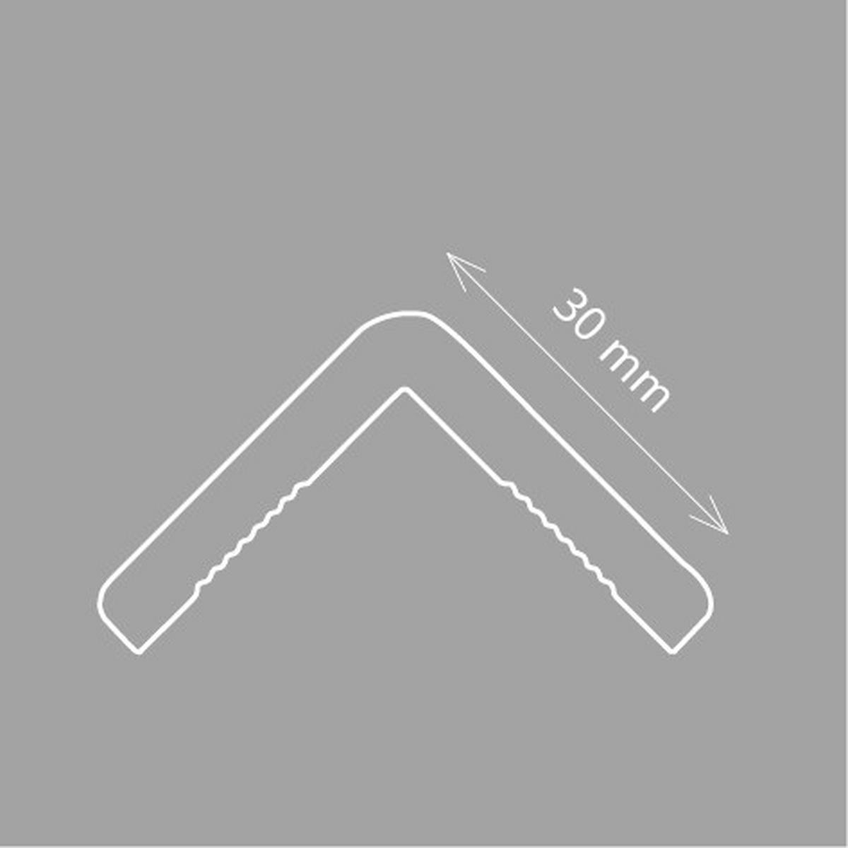 ZIERLEISTE 200/3,0/3,0 cm Weiß Kunststoff  - Weiß, Design, Kunststoff (200/3,0/3,0cm)