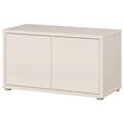GARDEROBENBANK - Sandfarben/Grau, MODERN, Kunststoff (74,5/41,5/34,9cm) - Carryhome