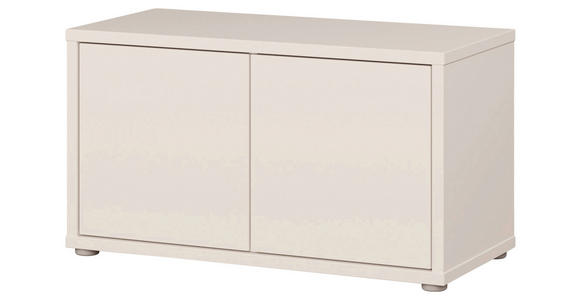 GARDEROBENBANK - Sandfarben/Grau, MODERN, Kunststoff (74,5/41,5/34,9cm) - Carryhome