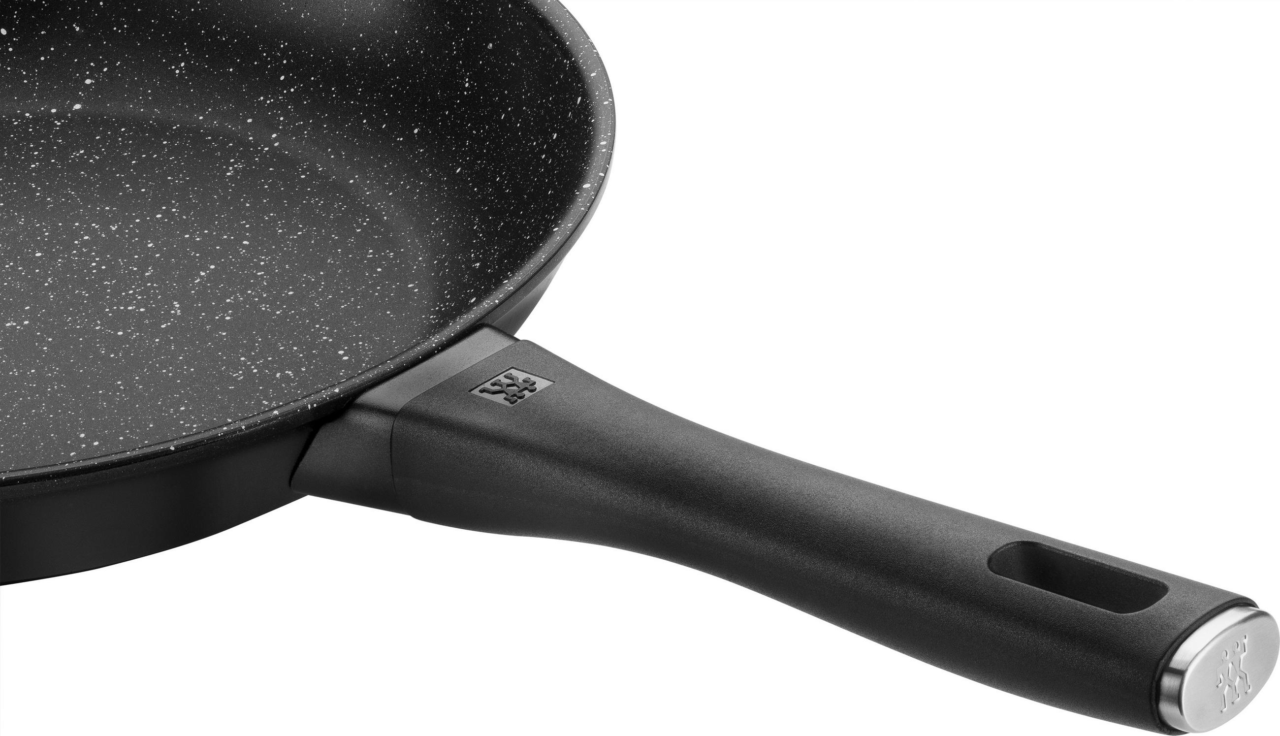 PÁNEV NA SMAŽENÍ  nepřilnavý povrch PTFE  28 cm  - černá, Basics, kov (28cm) - Zwilling