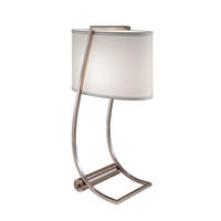 BORDSLAMPA Elstead Lex   - silver, Klassisk, metall (62.2/21.9/35.6cm) - Elstead Lighting