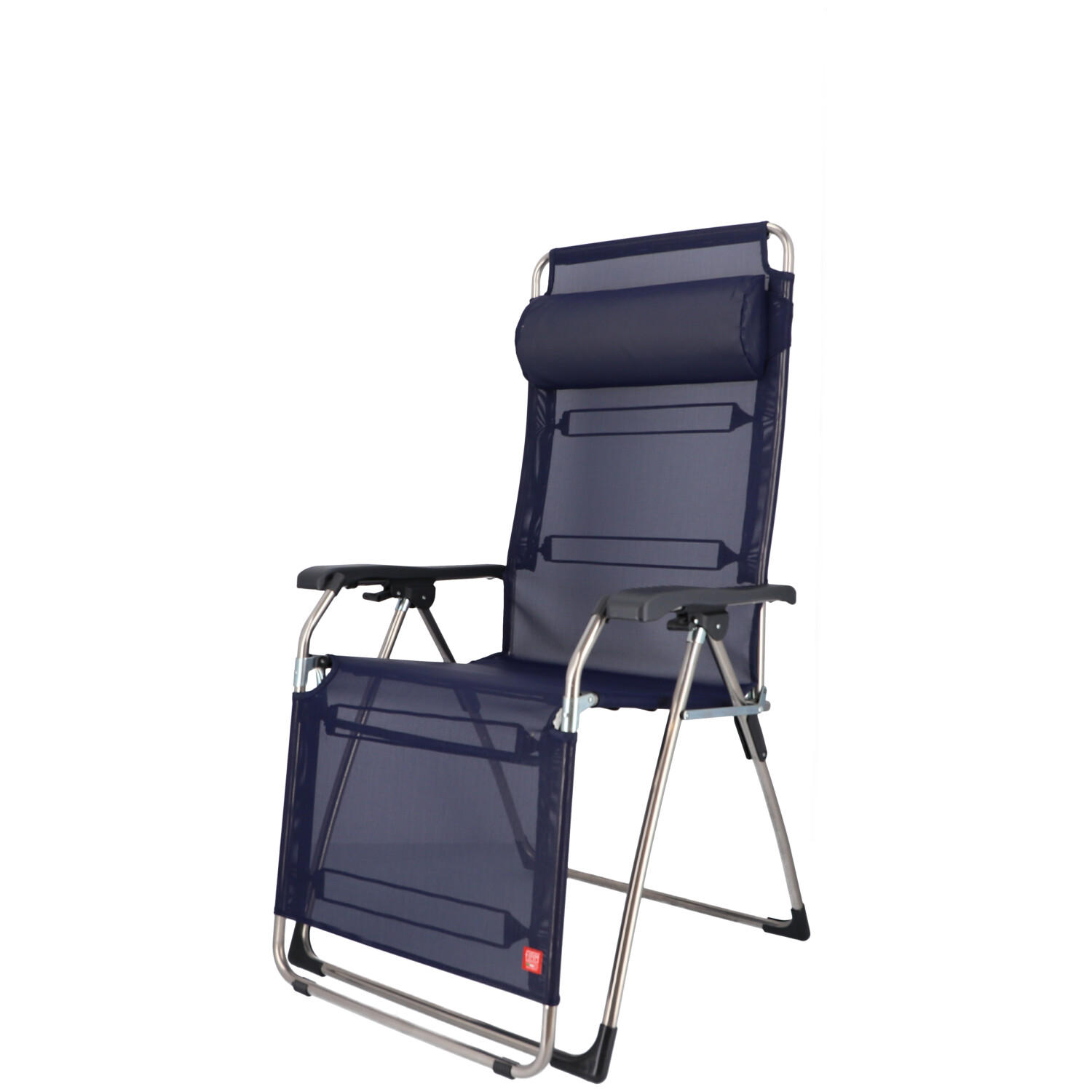 GARTEN-RELAXSESSEL Aluminium  - Dunkelblau, Design, Textil/Metall (70/136/86cm) - FIAM