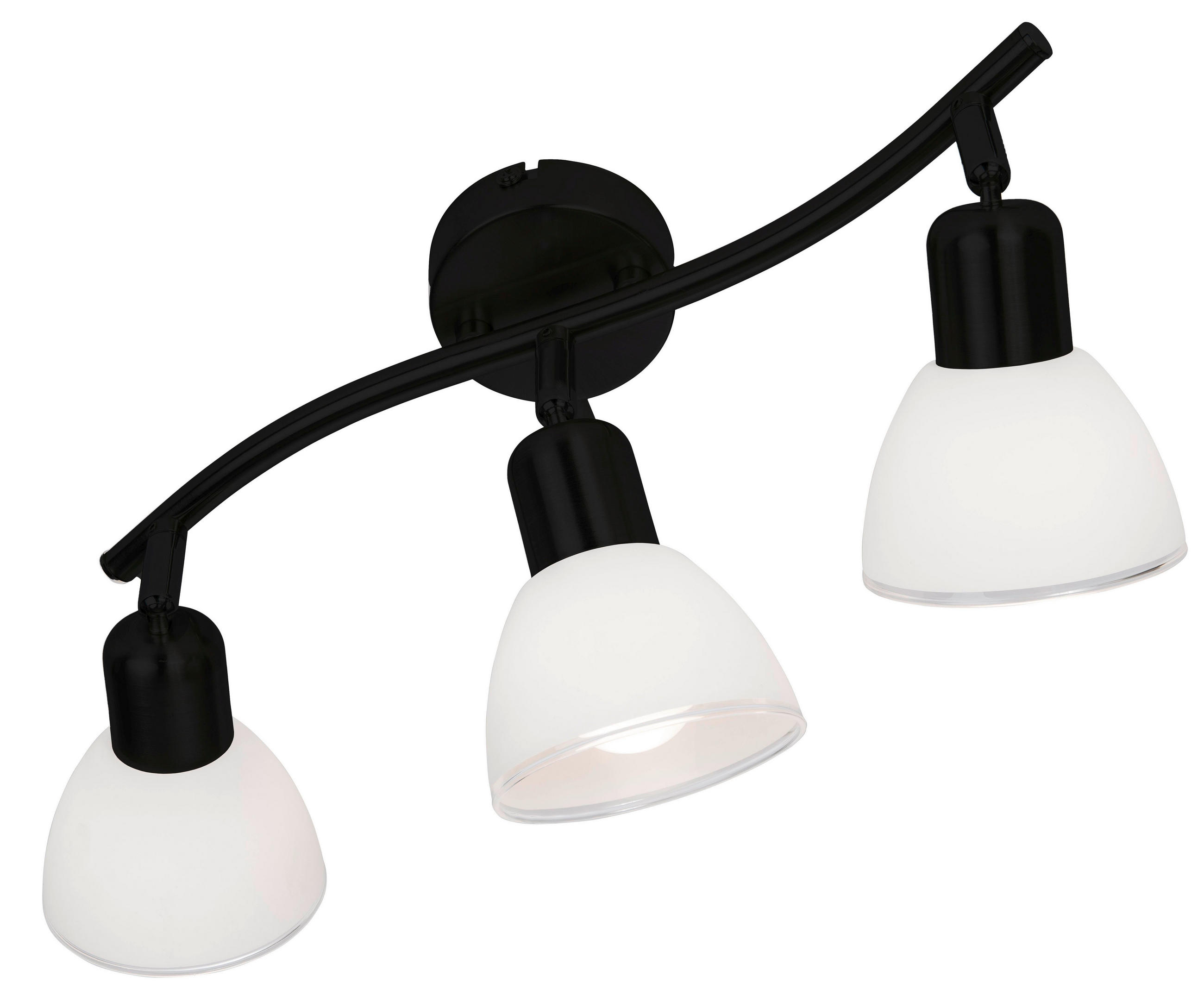 STRAHLER 9,6/38/13 cm   - Klar/Schwarz, Basics, Glas/Metall (9,6/38/13cm) - Novel