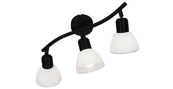 STRAHLER 9,6/38/13 cm - Klar/Schwarz, Basics, Glas/Metall (9,6/38/13cm) - Novel