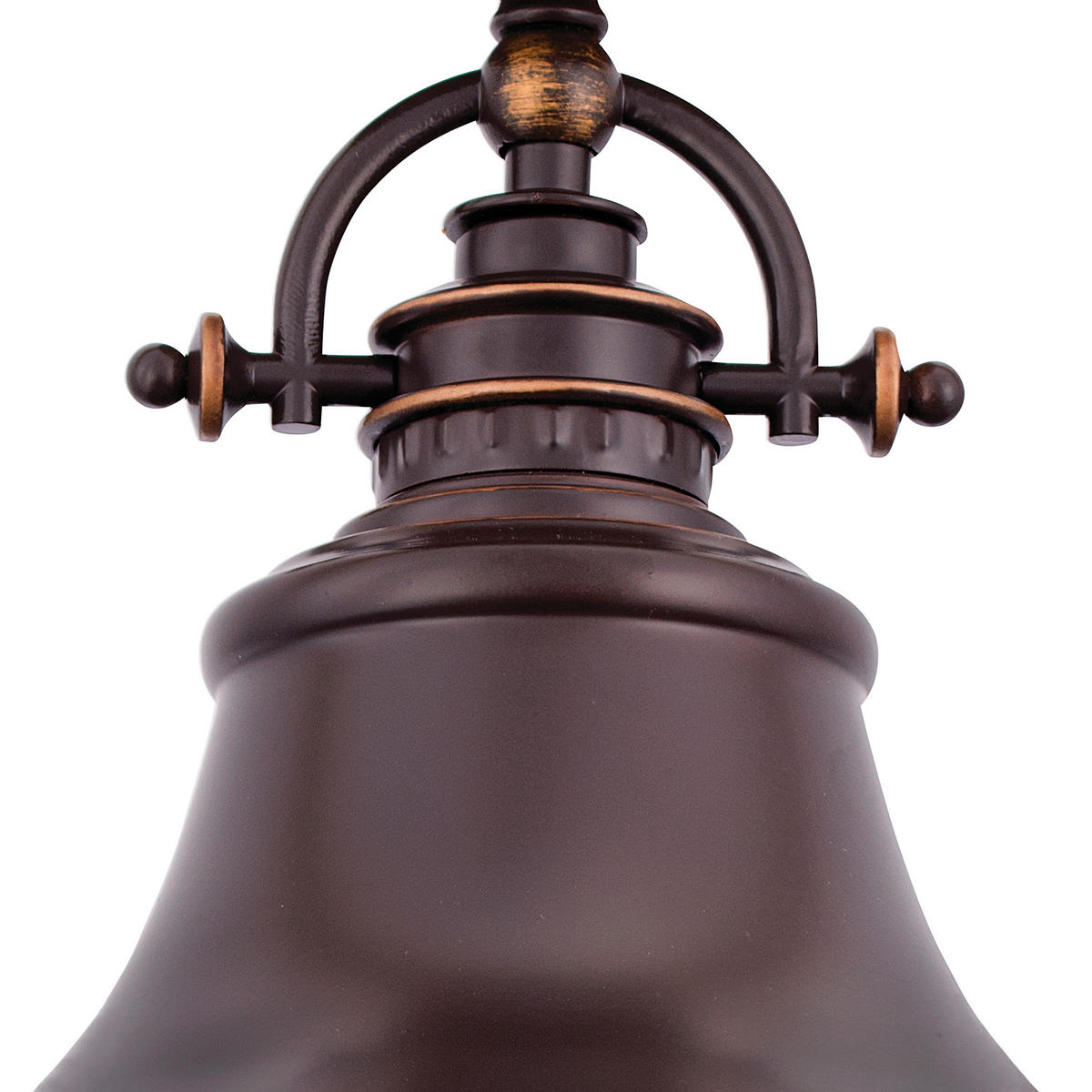 HÄNGELEUCHTE 28.4/37.7 cm  - Bronzefarben, Design, Glas/Metall (28.4/37.7cm) - Elstead Lighting