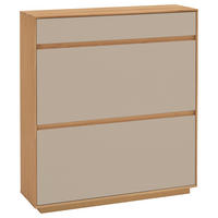 SCHUHKIPPER 101/111/31 cm  - Sandfarben/Eiche Bianco, Basics, Holz/Holzwerkstoff (101/111/31cm) - Novel