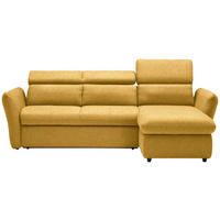 KUTNA GARNITURA tekstil  žuta   - žuta/crna, Design, tekstil/plastika (240/172cm) - Stylife