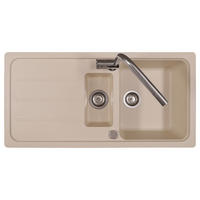 SPÜLE AUSTIN100X501,5BV  - Creme, Design, Stein (100/20/50cm) - Respekta