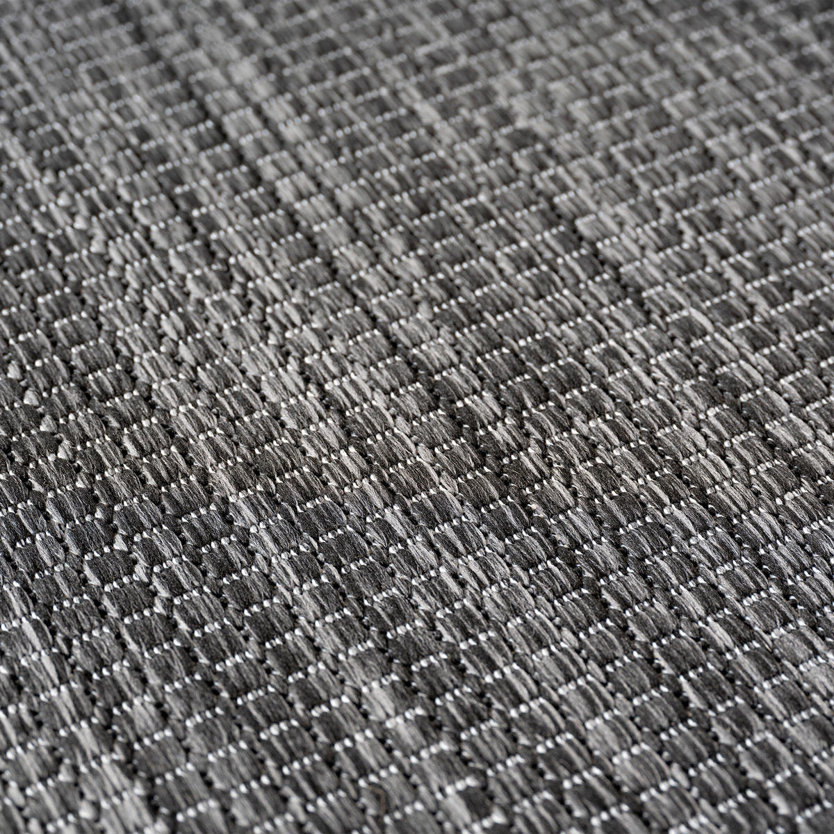 OUTDOORTEPPICH für Terrasse und Balkon 60/100 cm MIRA Schwarz  - Schwarz, Design, Textil (60/100cm) - Ayyildiz 