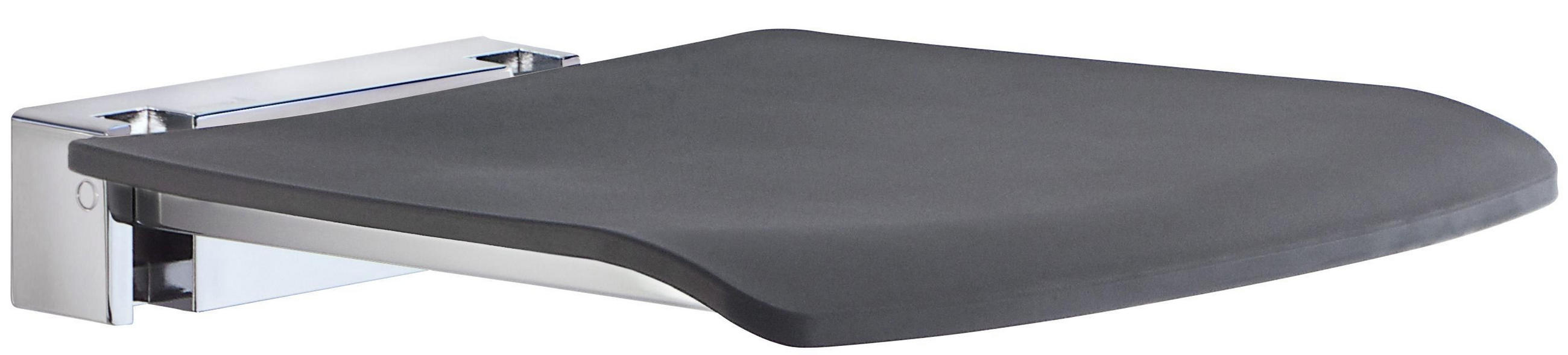 DUSCHHOCKER Kunststoff  - Schwarz, Basics, Kunststoff (38,5/5/39,5cm) - Smedbo