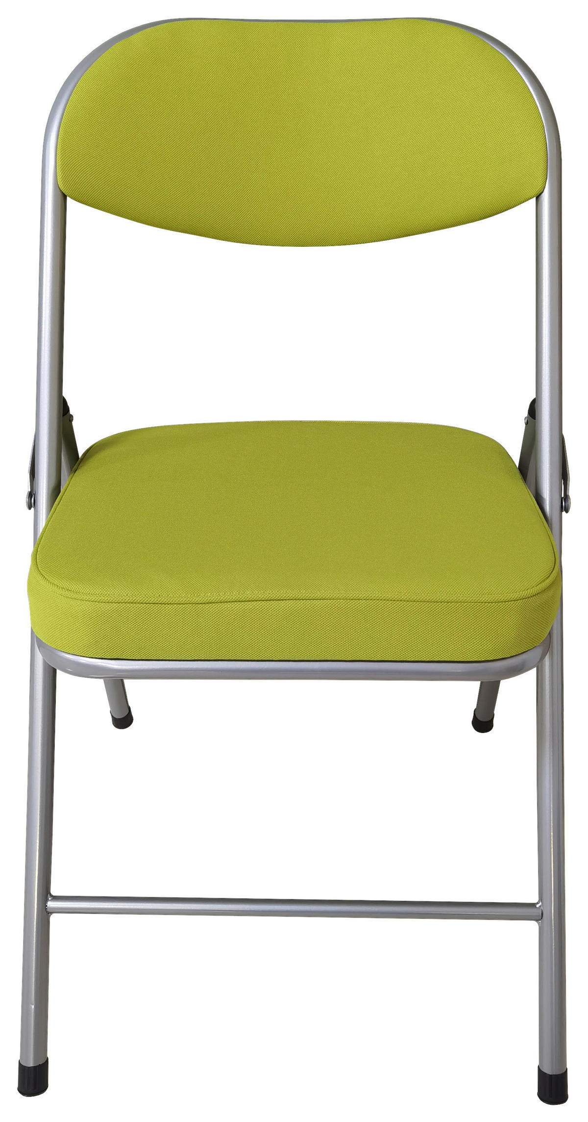 KLAPPSESSEL Flachgewebe Alufarben, Olivgrün  - Alufarben/Olivgrün, MODERN, Textil/Metall (47/79/53cm)