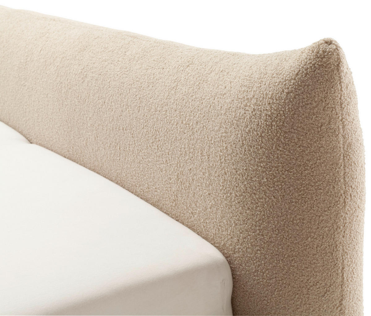 ČALÚNENÁ POSTEĽ, 180/200 cm, taupe - čierna/taupe, Modern, drevo/kompozitné drevo (180/200cm) - MID.YOU