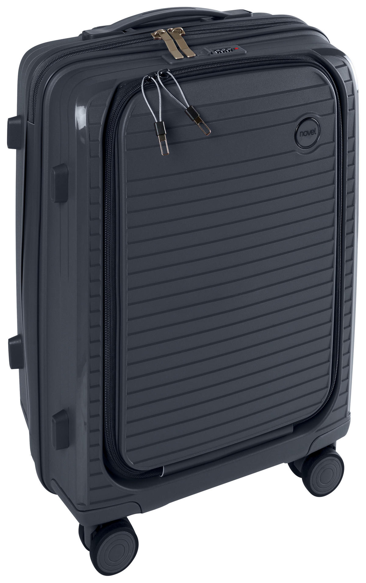 UTAZÓBŐRÖND - szürke, Design, műanyag/textil (37/57/22,5cm) - Novel