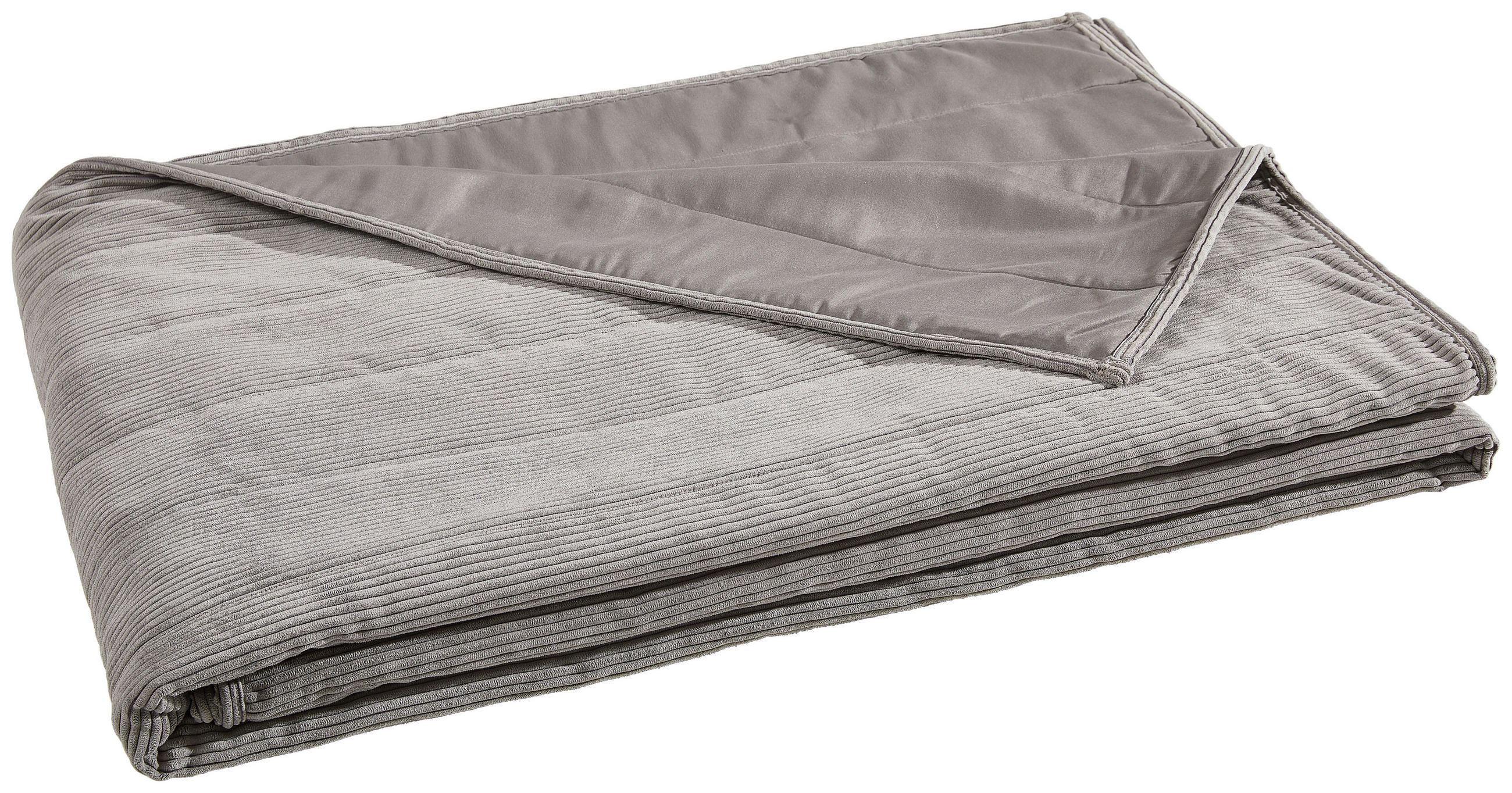 Thumbnail - Novel Tagesdecke Farm, Silber, Textil, Karo, Füllung: Polyester, 220x240 cm, Bsci, Oeko-Tex® Standard 100, Global Recycl...