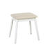 HOCKER in Holz, Textil, Holzwerkstoff Weiß, Beige - Beige/Weiß, Design, Holz/Holzwerkstoff (38/47/28cm) - Carryhome HOCKER in Holz, Textil, Holzwerkstoff Weiß, Beige - Beige/Weiß, Design, Holz/Holzwerkstoff (38/47/28cm) - Carryhome