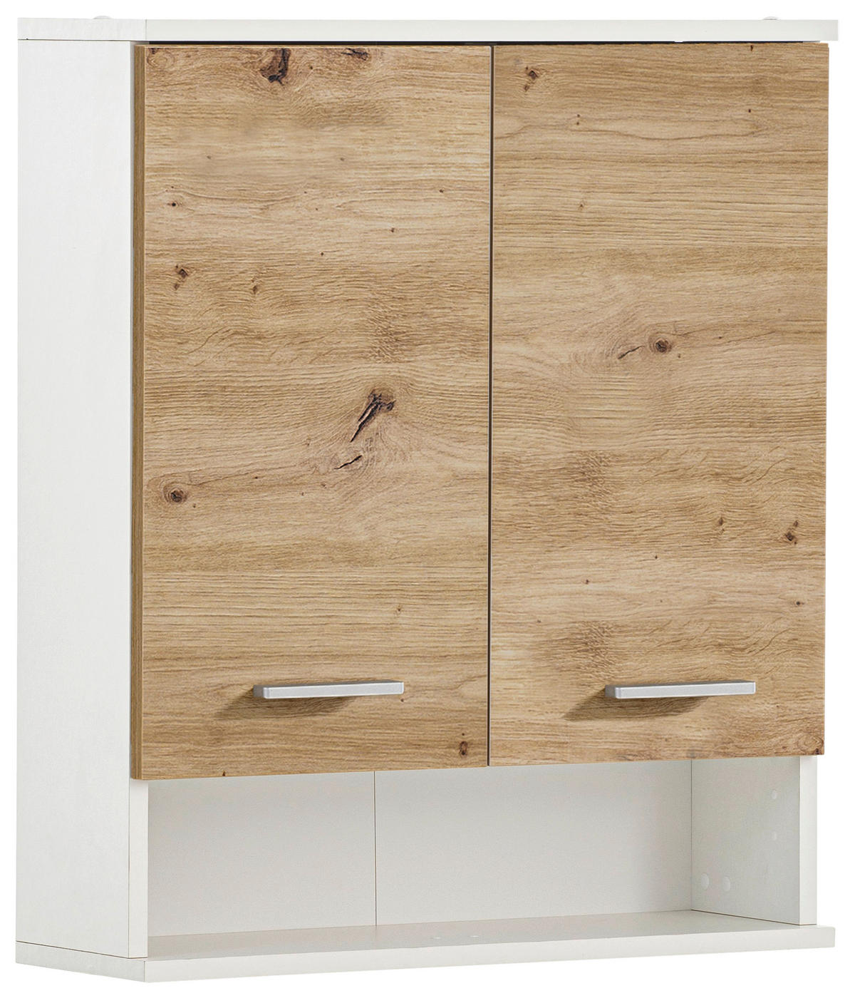 HÄNGESCHRANK 60/70,8/20,5 cm  - Chromfarben/Weiß, KONVENTIONELL, Holzwerkstoff/Metall (60/70,8/20,5cm) - Stylife