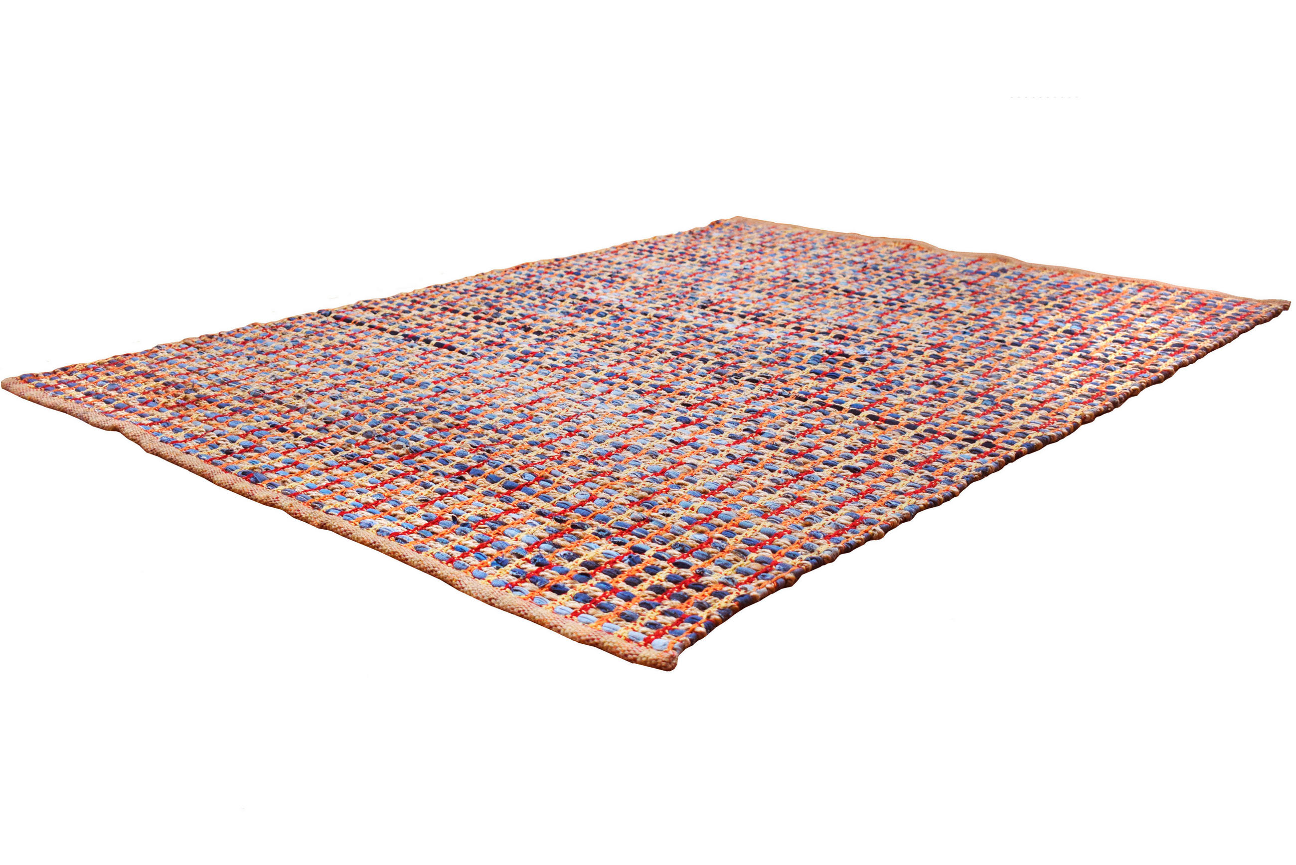 Thumbnail - Linea Natura Juteteppich, Mehrfarbig, Textil, Abstraktes, rechteckig, 120x170 cm, pflegeleicht, Teppiche & Böden, Teppic...