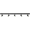 DECKENSTRAHLER 118/12/3,5 cm   - Schwarz, Design, Metall (118/12/3,5cm) - Nordlux