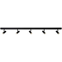 DECKENSTRAHLER 118/12/3,5 cm   - Schwarz, Design, Metall (118/12/3,5cm) - Nordlux