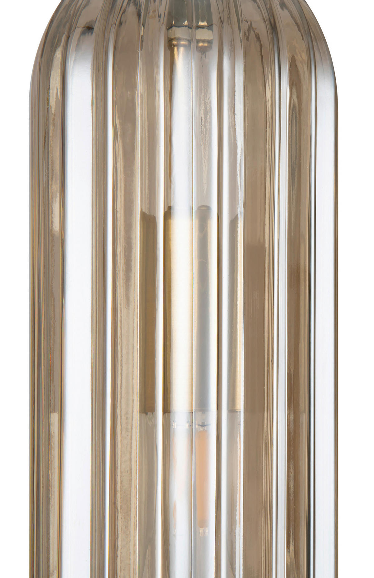 WANDLEUCHTE 10/53,5/26,5 cm   - Cognac/Goldfarben, Trend, Glas/Metall (10/53,5/26,5cm) - MAYTONI