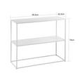 KONSOLENTISCH Kaschmir  - Kaschmir, Basics, Holzwerkstoff/Metall (99,4/32,4/79cm) - Xora