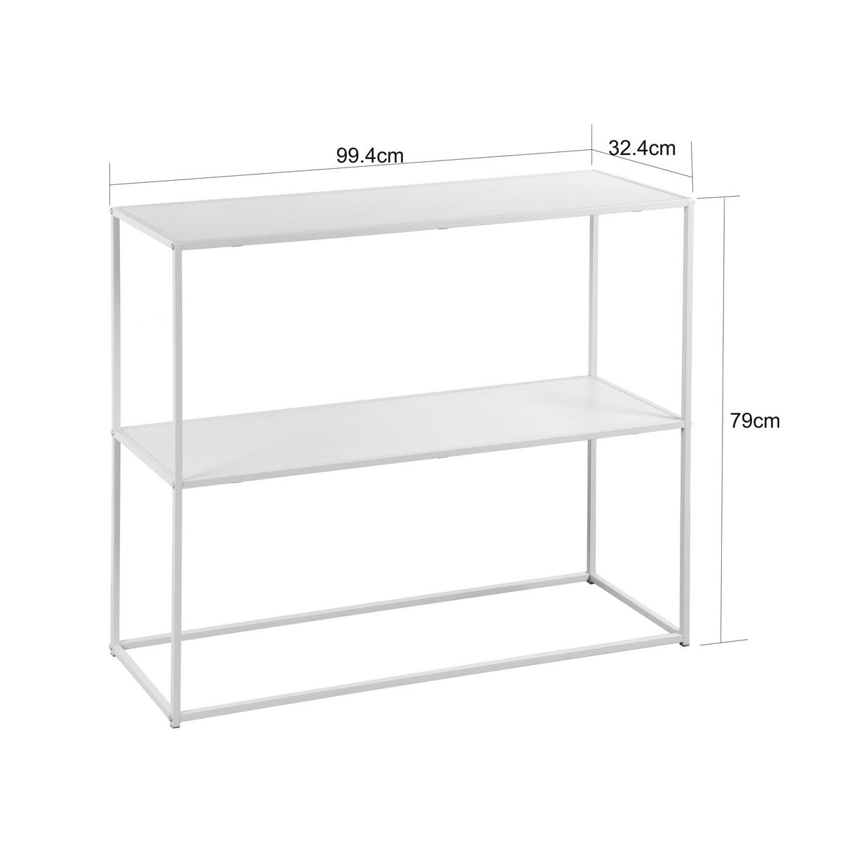 KONSOLENTISCH Kaschmir  - Kaschmir, Basics, Holzwerkstoff/Metall (99,4/32,4/79cm) - Xora