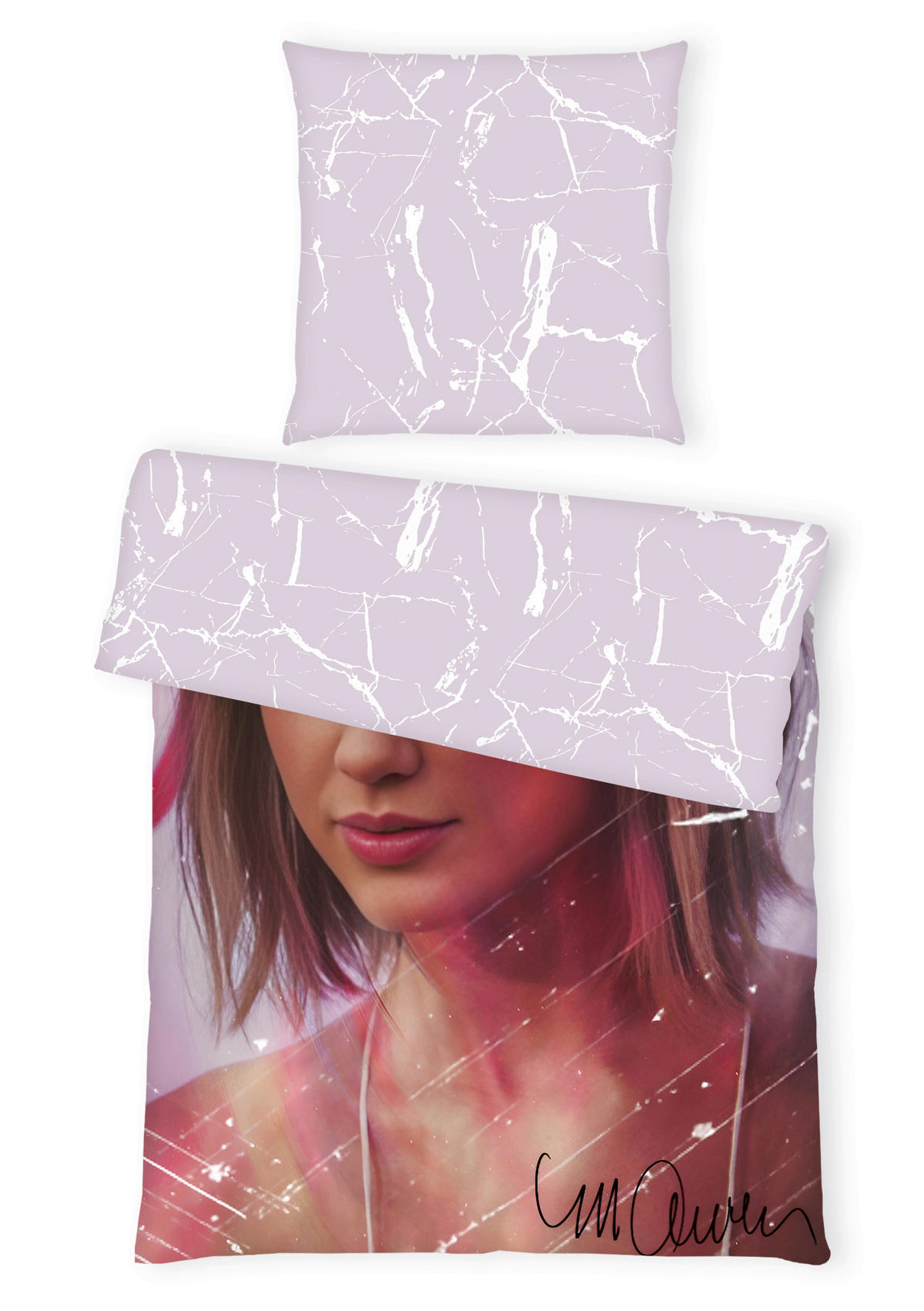 JUGENDBETTWÄSCHE 135/200 cm  - Flieder, Basics, Textil (135/200cm) - Herding