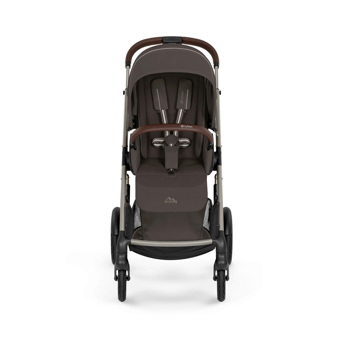 KINDERWAGEN Talos S TPE inkl. Fold-Carrycot  - Taupe/Dunkelbraun, Basics, Textil/Metall (93/60/115cm) - cybex GOLD