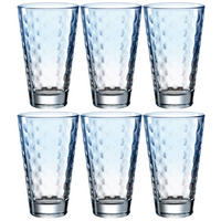 GLÄSERSET Optic  - Hellblau, Basics, Glas (300ml) - Leonardo